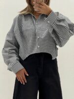 شومیز بیسیک راه راه R - تصویر 3