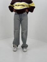 شلوار جین نیم بگ R - تصویر 4