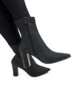 نیم بوت پاشنه ساده - تصویر 3