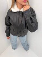 کاپشن یقه خز Yo - تصویر 3