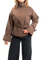 بارونی یقه ایستاده ولنتینو - تصویر 3