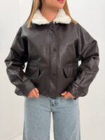 کاپشن یقه خز Yo - تصویر 2