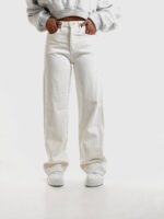 شلوار نیم بگ سفید R
