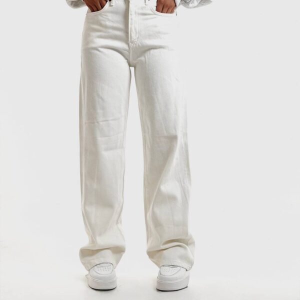 شلوار نیم بگ سفید R