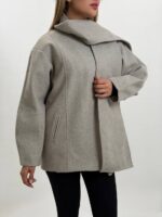 پالتو فوتر شال دار CH - تصویر 4