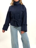 بارونی یقه ایستاده ولنتینو - تصویر 7