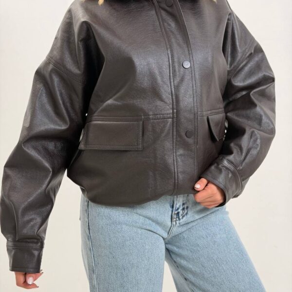 کاپشن یقه خز Yo