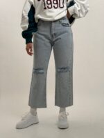 شلوار واید پایین کات یخی H