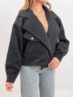 کت فوتر یقه انگلیسی پونزا