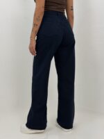 شلوار استریت فلرTJ-dark blue - تصویر 4